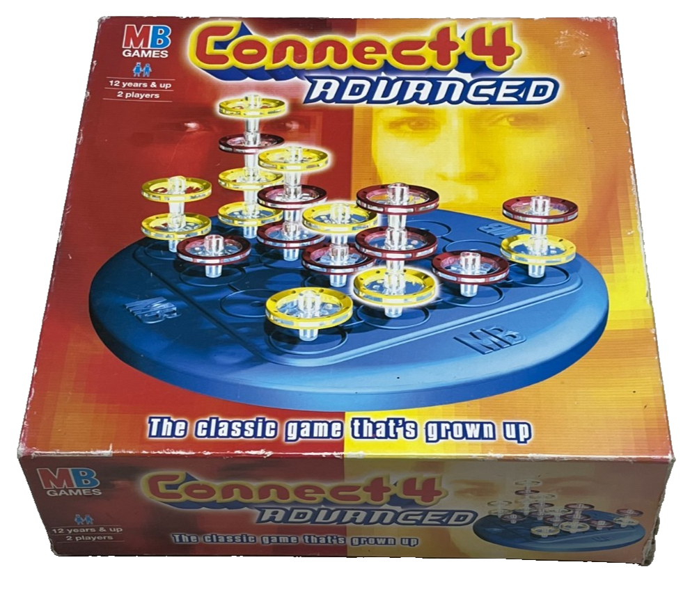 CONNECT 4 ADVANCED : By MB Games - Game Contents In Vgc (FREE UK P&P)
