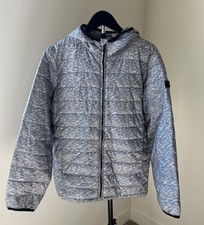 GAP Kids Primaloft Lightweight Hooded Puffer Zip Jacket Boys Size XXL Grey