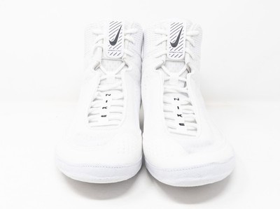 Sz 12] Nike Inflict 4 Wrestling Shoes White Black HM9674-100  display picture 1
