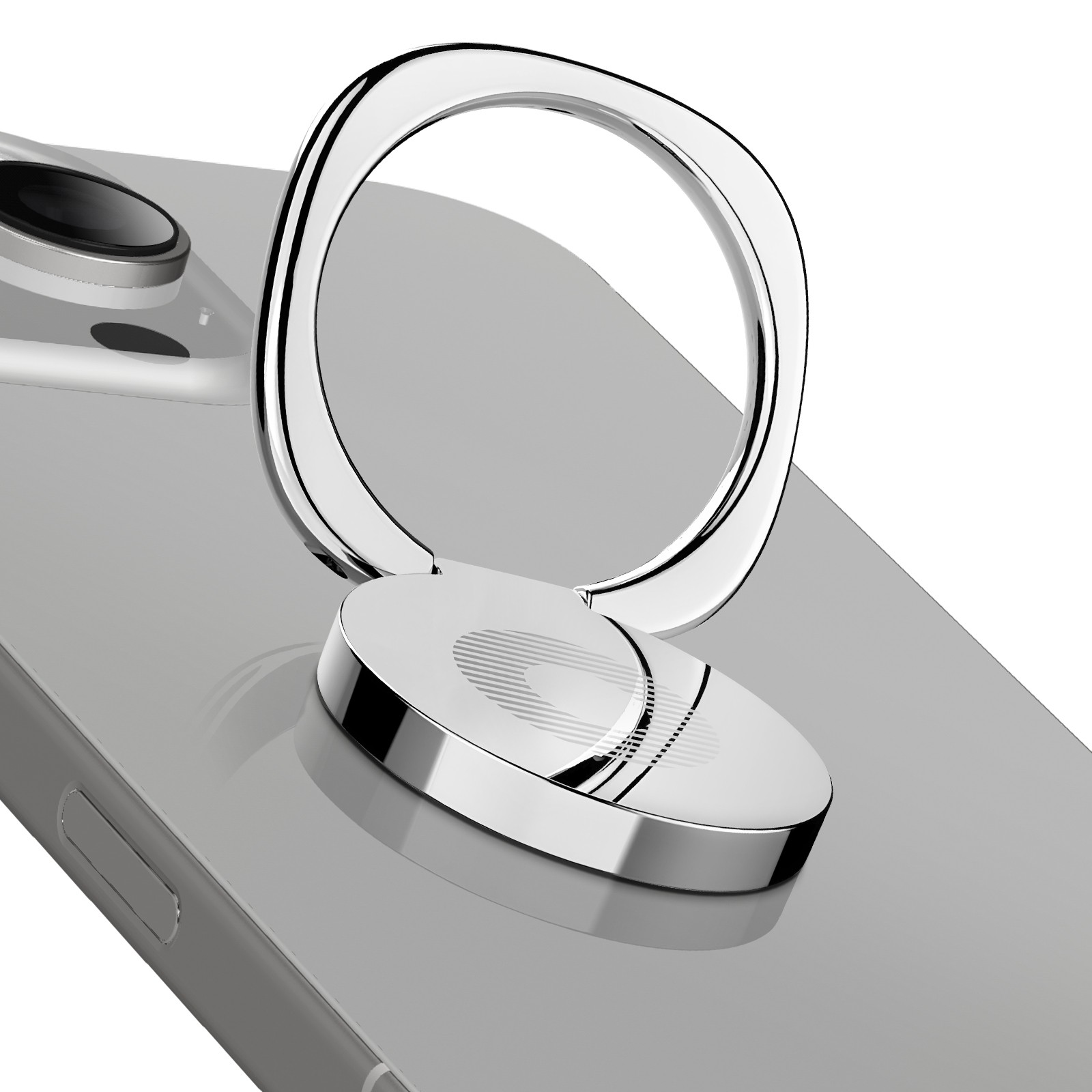 Bague magnétique pour téléphone Setty argent l'accessoire de bureau idéal