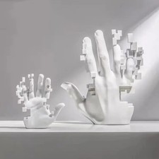 Resin Mosaic Palm Sculpture Art Ornaments