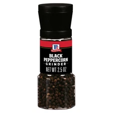 McCormick black peppercorn Grinder 2.5 Oz.....
