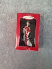 Hallmark Keepsake Barbie 2000 Christmas Ornament Red Dress New In Box