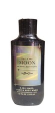 New Bath  Body Works To The Moon Men's 3 in 1 Face Hair  Body Wash 10 oz