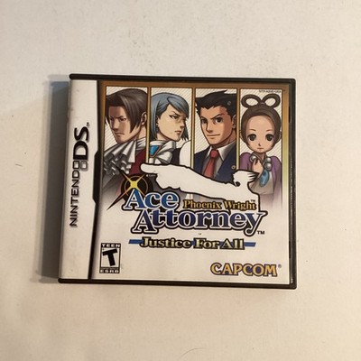 Phoenix Wright: Ace Attorney Justice for All (Nintendo DS, 2007) CIB Tested