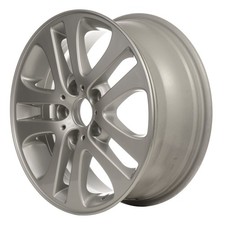17x7 5 Double Spoke Refurbished Aluminum Wheel Painted Medium Silver 560-59342