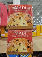 Madi Gran Panettone Traditional Italian Oven Baked Cake 35.25 OZ  ( 2-PACK  )