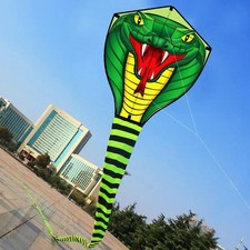 Huge Cobra Snake Kite for Adults Beginners 8m Tail Polyester Easy Fly