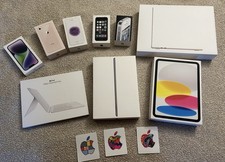 Lot of 9 Empty Apple Boxes MacBook Air iPad i...