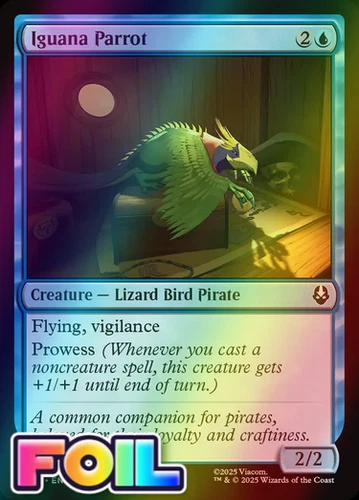 x1 Iguana Parrot FOIL TLA Avatar MTG 56 M/NM 1x - product listing photo