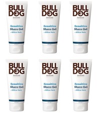 6 x BULLDOG Sensitive Shave Gel (175ml)  **only £4.33/unit**  **Pharmacy Stock 24.71 per litre
