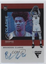 2019-20 Panini Chronicles Flux Rookie Auto Red Brandon Clarke #FR-BCL Auto k3j