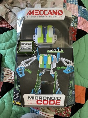 Zapp Meccano engineering, and robotic micronoid code