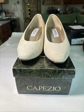 CAPEZIO HIGH HERL SHOES 7 M Natural Color Slip On Bailey With Box