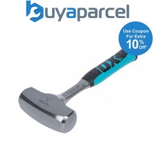 OX Tools OX-P082704 4lb Club Lump Hammer Hardened Steel Face Solid Forged
