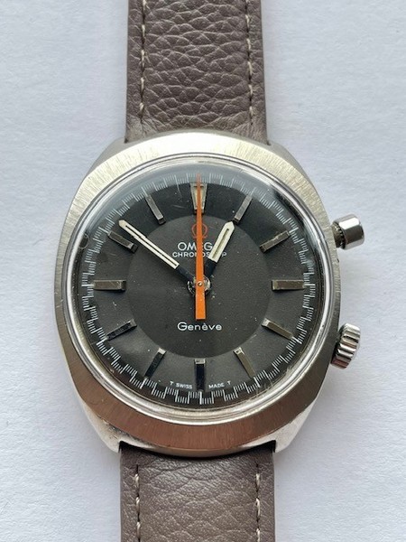 Herrenuhr Vintage Omega Chronostop Genève – Ref. 145.010 – Rarität (1967/68)