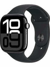 Apple Watch Series 10 46mm 4G OLED-Touchscreen Aluminium Schwarz Sportarmband 