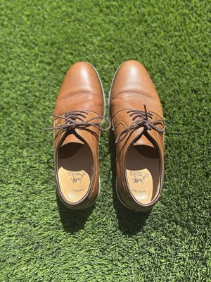Johnston & Murphy J&M 1850 Mens 9.5 Brown Leather Sheepskin Lined Oxfords Shoes Johnston & Murphy J&M 1850 Sheepskin Martell Oxfords Shoes  main image 3