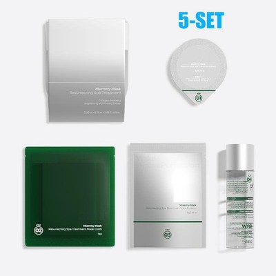 5-SET Lifting Firming Facial Treatment Skin Mask Bio Cellulose Face Mask Sheet