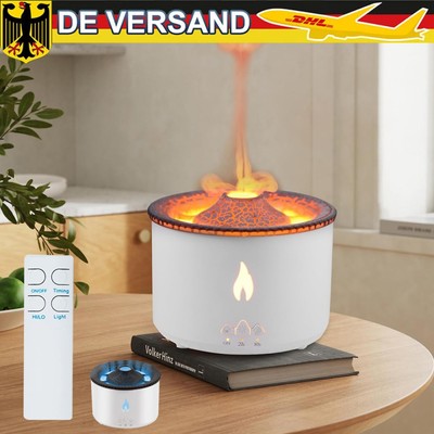 Vulkan Diffuser Luftbefeuchter Aroma Diffusor ätherische Öle Humidifier 360ML DE