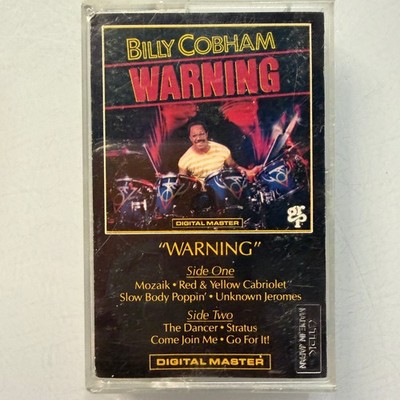 Billy Cobham Warning Cassette 1985 GRP Digital Master Made in Japan