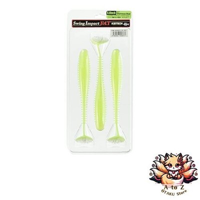 NEW Keitech Swing Impact Fat 6.8 484T Chartreuse Shad