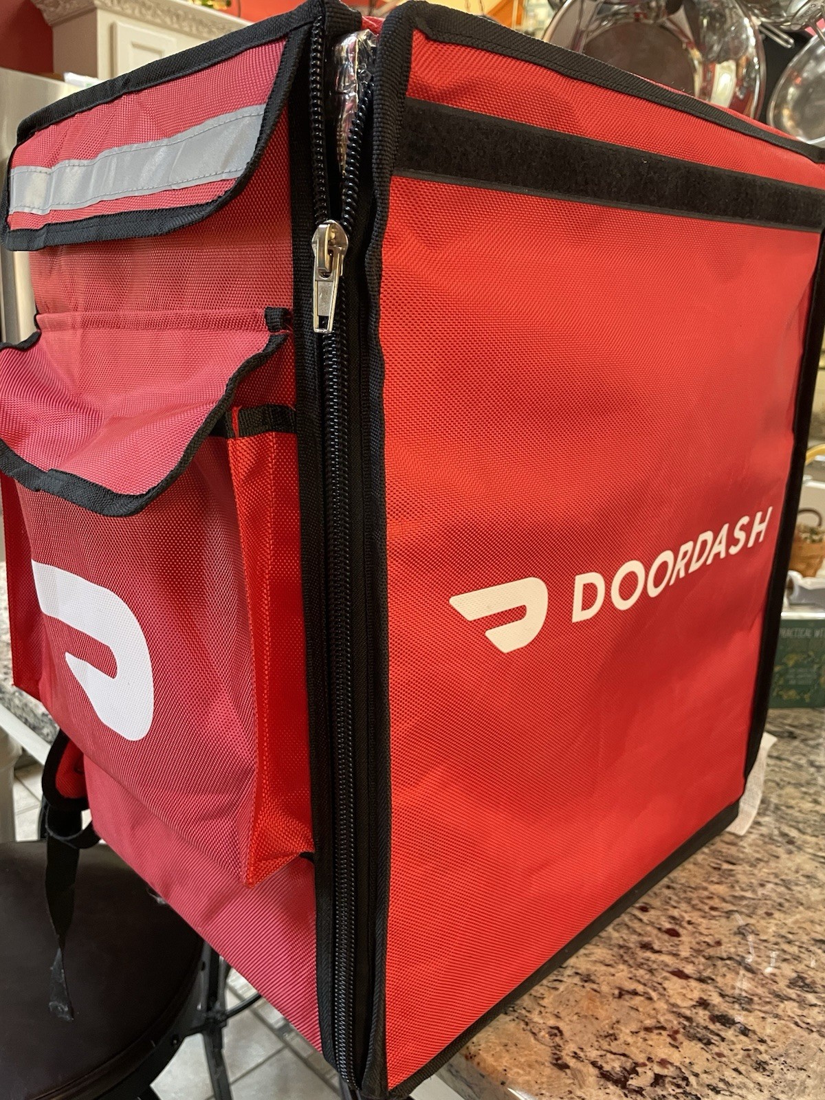 Doordash Insulated Delivery Backpack For Bikes/ E-bikes/ Motorcycle