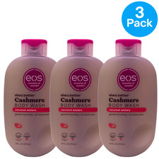 eos Shea Better Coconut Waters Body Wash 16 oz 3 Pack New