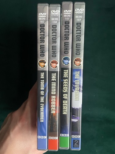 Classic Doctor Who Patrick Troughton DVD Bundle x4 Cybermen - Imagen 2 de 2