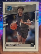 Lot of 2 Jalen Green Rookie Cards - Donruss Rated Rookie - Chronicles Luminance