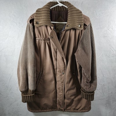 London Fog Outdoors Unlimited Coat Womens 9/10 Brown Blanket Lined *READ*