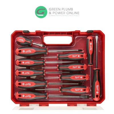 Milwaukee Tri-Lobe 12-teiliges Set Schraubendreher 4932472003 im robusten Koffer