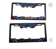 Datsun Racing License Plate  Pair Of 2 palstic