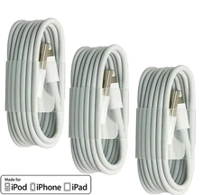 3 Pack 3ft Fast Charger Cable USB Cord Car Charge For iPhone 6 7 8 X 11 12 13 14