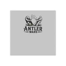 Antler Wars logo Post-it Notes | Deer Antler Illustration Sticky Notes