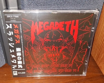megadeth last rites demo 84 CD w/obi