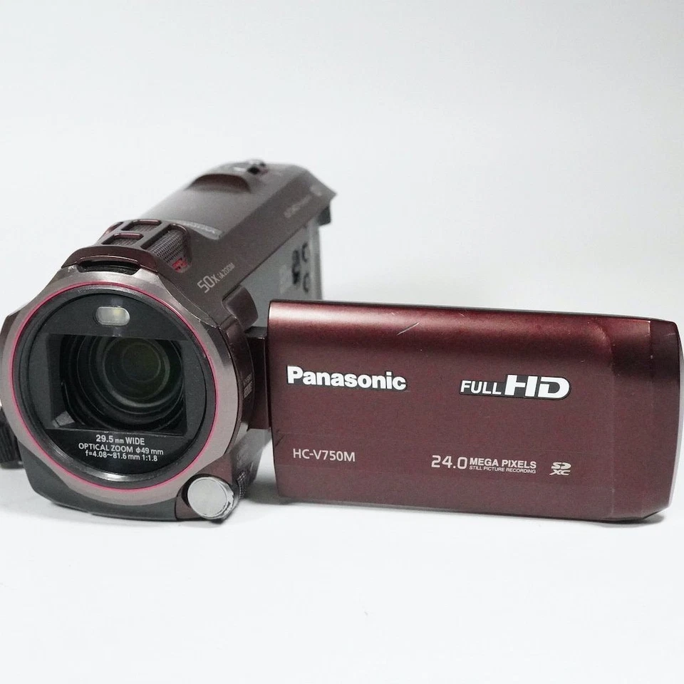 Panasonic HC-V750M-T Camcorder Video camera Brown Used Japan Tested - Image 4 of 4