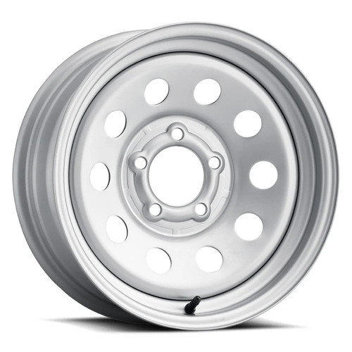 Allied Wheel Components MOD NR Wheel 13x4.5 (0, 5x114.3) Silver Single Rim