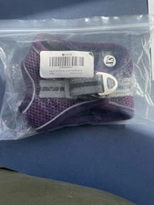 Dog and Cat Harness – No Choke, Breathable Mesh, Purple XS – Used