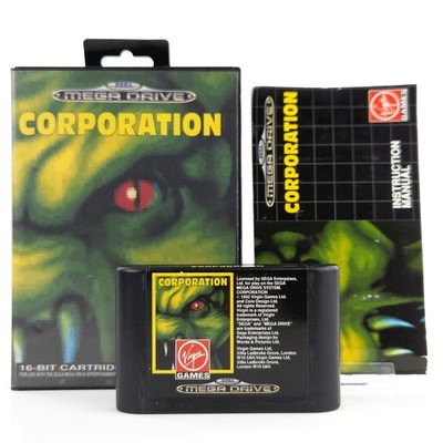 Sega Mega Drive: Corporation - Modul Anleitung OVP VIRGIN GAMES (PAL EUR)
