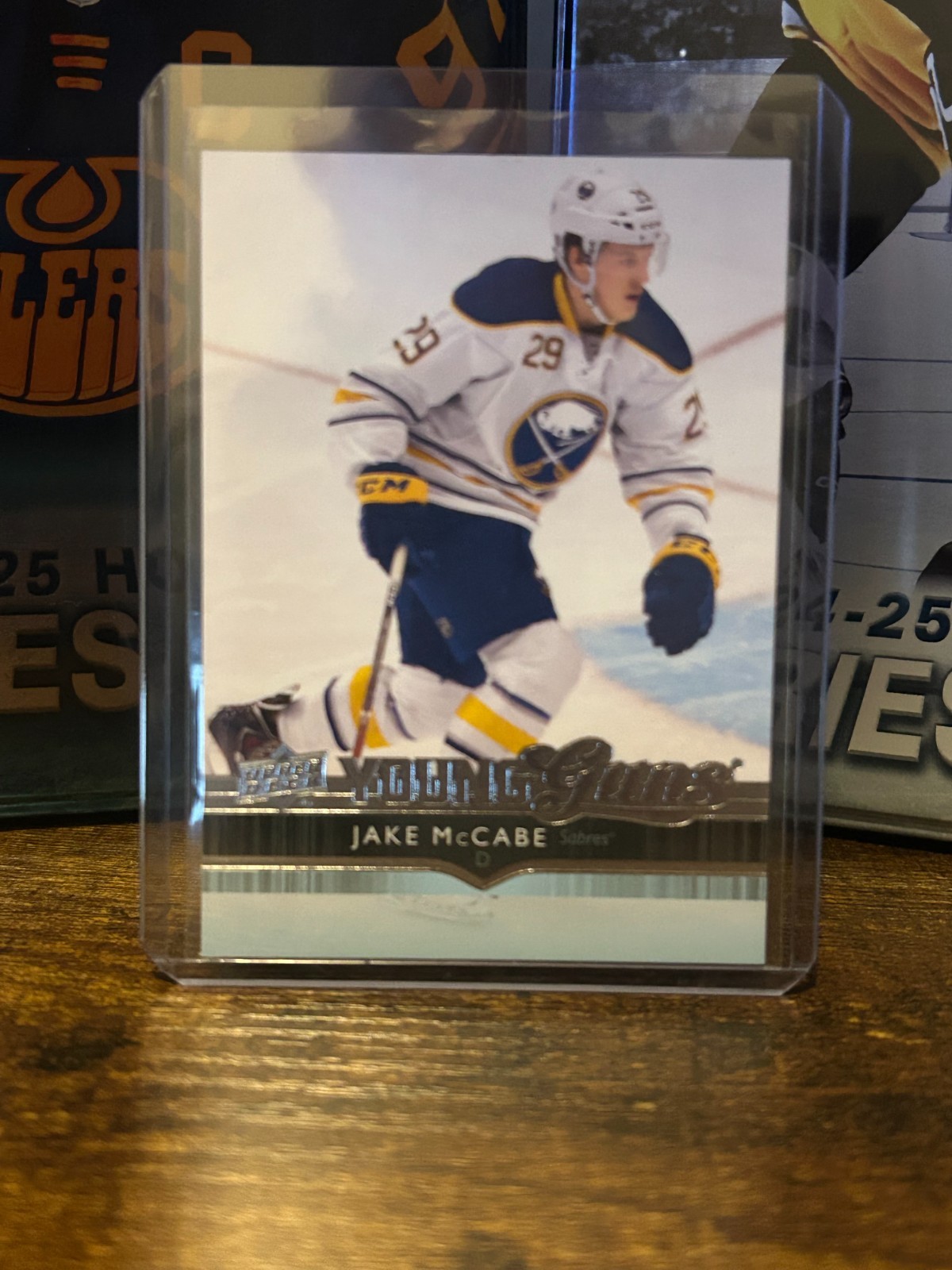 2014-15 UPPER DECK SERIES 1 JAKE McCABE YOUNG GUNS #208
