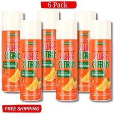 Pure Citrus Spray 4 Oz. Car Air Freshener, Orange 6-Pack Free Shipping