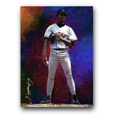 Pedro Martinez #7 Art Card Limited 23/50 Edward Vela Signed (Boston Red Sox)