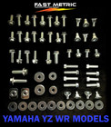 78PC BODY BOLT KIT YAMAHA YZ WR PLASTICS 80 85 100 125 250 400 465 490 500 SEAT