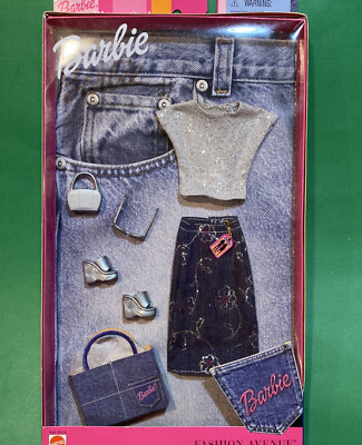 Barbie Fashion Avenue Blues Styles Denim Asst 55516 Mattel NRFP