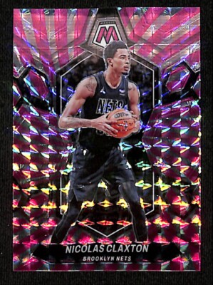 2023-24 Mosaic Basketball - Nicolas Claxton -Pink Swirl Mosaic FOTL /18 - 9734