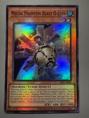 YUGIOH MECHA PHANTOM BEAST O-LION ASIA ENGLISH EDITION CR06-AE089 SUPER RARE | eBay YUGIOH MECHA PHANTOM BEAST O-LION ASIA ENGLISH EDITION CR06-AE089 SUPER RARE | eBay