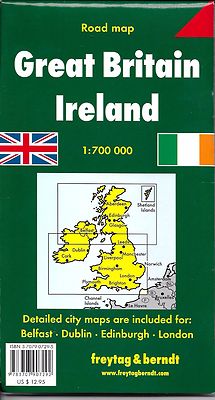 Map of Great Britain and Ireland, by Freytag & Berndt