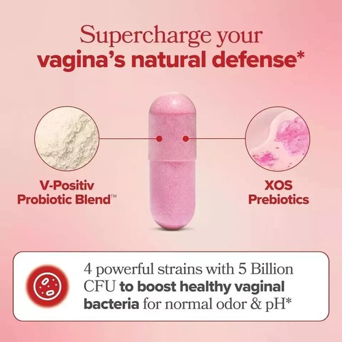 URO Vaginal Probiotics for Women pH Balance with Prebiotics & Lactobacillus- - Picture 3 of 4