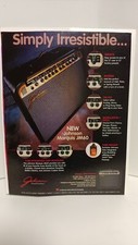 JOHNSON MARQUIS GUITAR AMPLIFIERS  PRINT AD.  11 X 8.5  r2